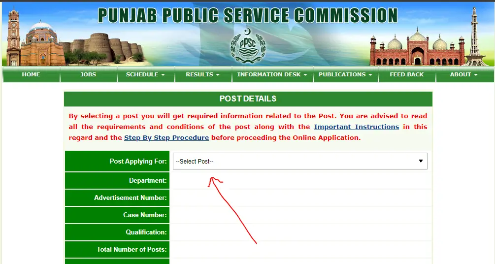 PPSC job online Apply